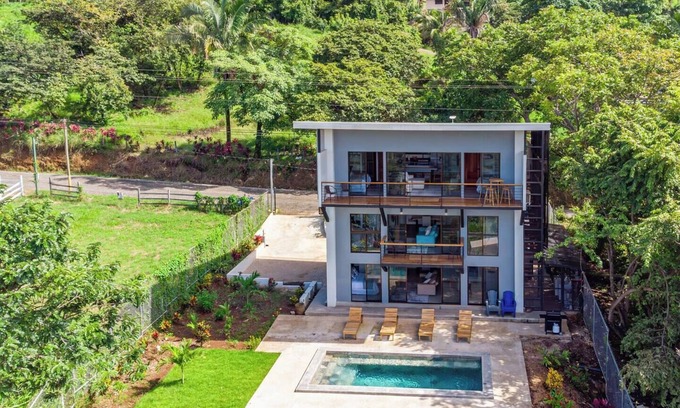 Canton Nandayure House | Private Villa w Pool in Jungle with Ocean Views