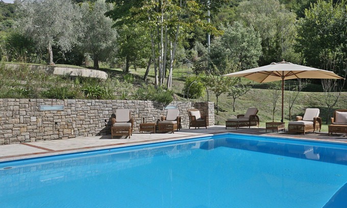 Villabuona Villa | Private Villa with A/C, WIFI, private pool, TV, patio, panoramic view, parking, close to Lucca