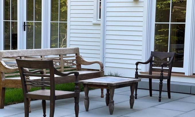 Litchfield House | Private wooded family retreat with pool along picturesque river