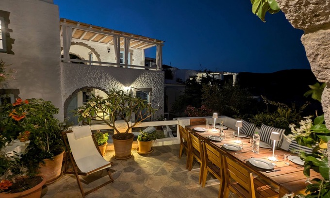 Skala House | Property with 2 charming Patmos style family homes