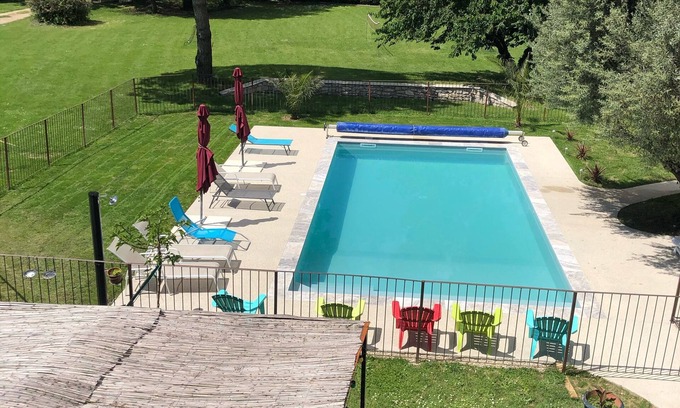 Sauzet House | Provençal farmhouse in the countryside, private heated pool from May 1st.