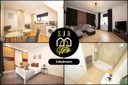 Peterhead Apartment | Queen Street Stay - SJA Stays - Modern 2 Bed Apartment
