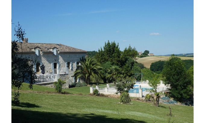 Saint-Nazaire-de-Valentane Other | Quercy house, open view, private pool - 15 people