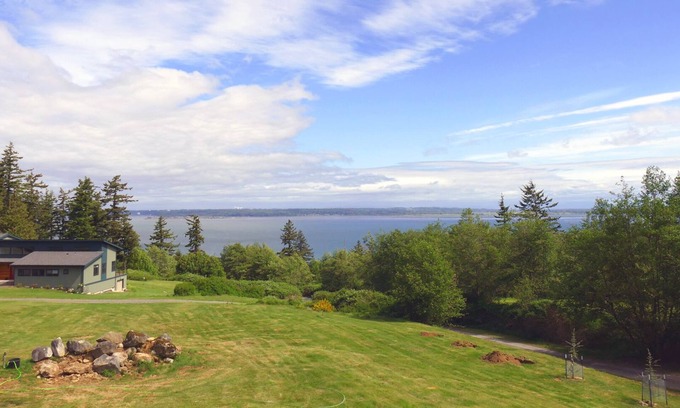 Lummi Island Cabin | Quiet, Cozy, Water View, Loft Apartment Style Getaway, Located on 3 Acres