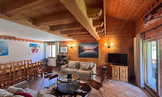 Val Claret Apartment | Quiet duplex for 8 in Val Claret with parking