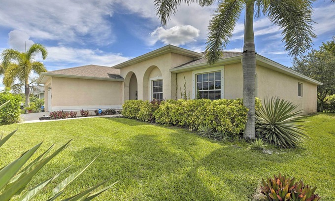 Diplomat House | Quiet Home w/Backyard & Grill in Cape Coral!