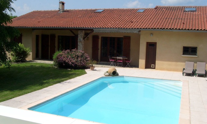 Bout-du-Pont-de-Larn Villa | Quiet, restful house with private pool in a tourist area