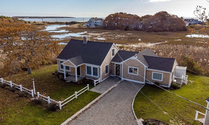 Hyannis House | Quintessential Cape Cod Getaway with Large Deck, Water Views & Perfect Location