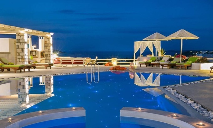 Naousa Villa | R 158 Superior 1-Bedroom Villa with Sea View incl. Breakfast