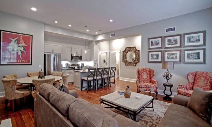 Historic District - North House | Rare & Beautifully Updated 9 Bed, 8 Bath Townhome