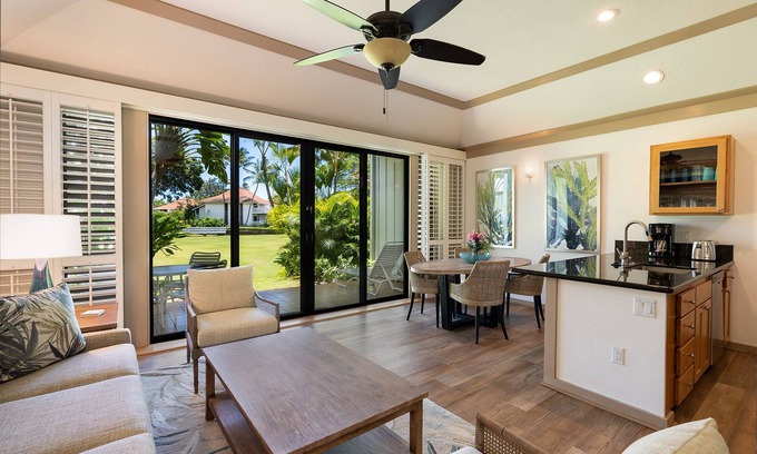Poipu Condo | Rare find w/2 AC, 2 min walk to beach, Remodeled #151, ground floor!