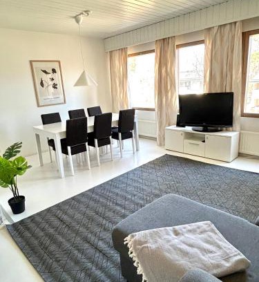 Jyvaskyla Apartment | Rauhaisa rivitalo kolmio saunalla