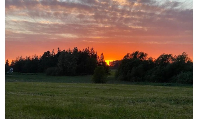 Ferndale RV Rental | Ravens’ pad campsite at June Bud Farms