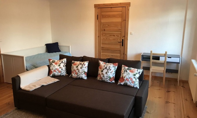 Borkheide Apartment | Refurbished furnished old building on the edge of the forest