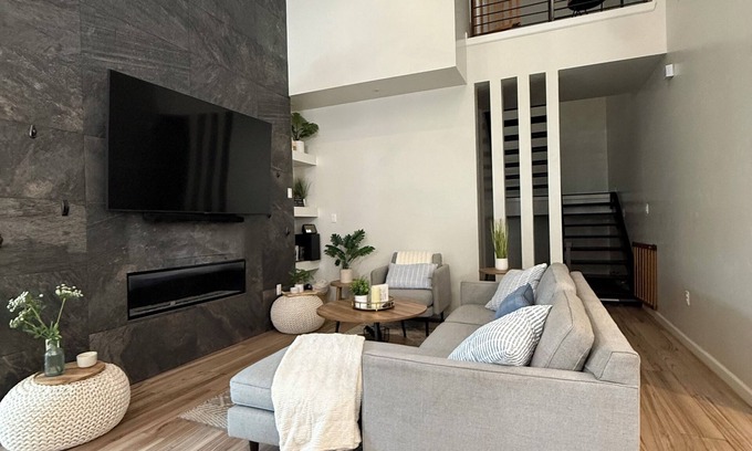 El Paso House | Relax and recharge in this stylish West El Paso home featuring a spacious king suite, dedicated workspace, and a private fenced backyard with BBQ grill and outdoor seating. Minutes from shopping, dining, and hiking trails, it’s the perfect stay!