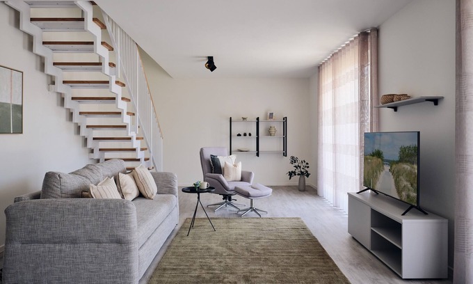 Zirchow Apartment | Relax at Pine Hill Resort: modern maisonette apartment A 11 with a view of the lagoon