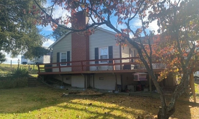 Rockbridge Baths House | Relax by the River and enjoy the views.