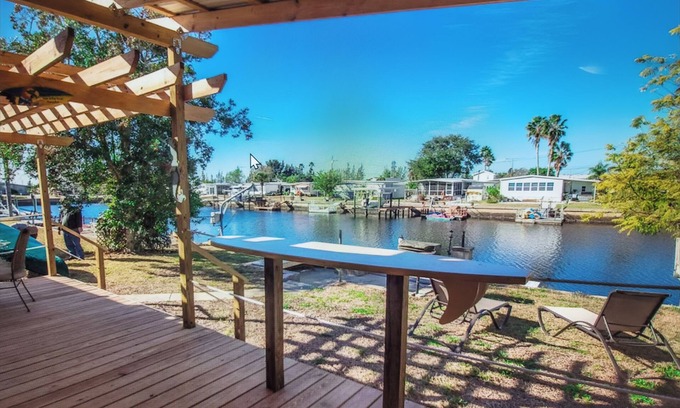 Signal Cove House | Relax in the Dolphin Retreat! Waterfront house with dock and kayaks.