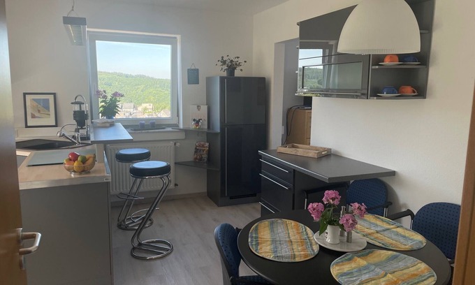 Morschied Apartment | Relaxing above the Hunsrück, modern living, hiking, cycling, good food