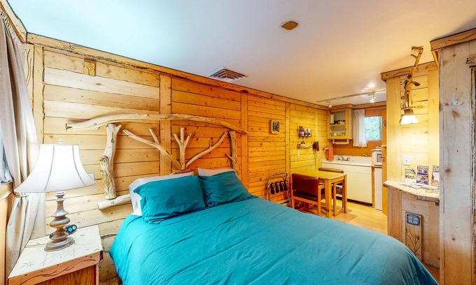 Cedaredge Cabin | Relaxing studio with marvelous mountain views