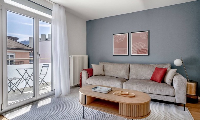 Sihlfeld Apartment | Remarkable Wiedikon 2BR w/Private W/D, near Market, by Blueground