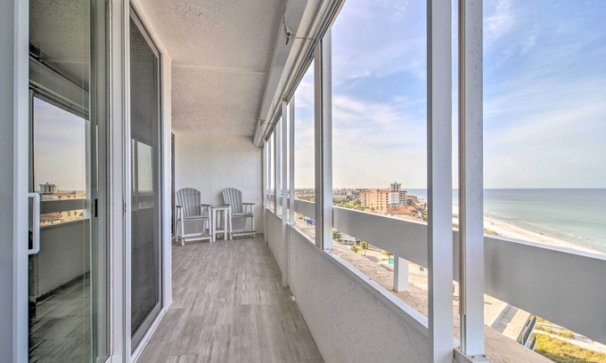 Redington Shores Condo | Remodeled Redington Shores Gem on the Beach!