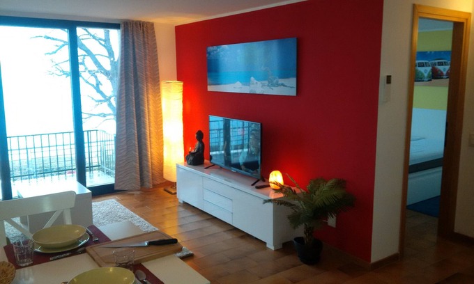 Frader Apartment | Renovated 2-room.-Apartment with pool, fantastic panoramic views