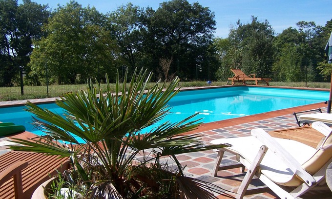 Vaudreuille Cottage | Renovated former farm house, charming, with a pool, park and private garden