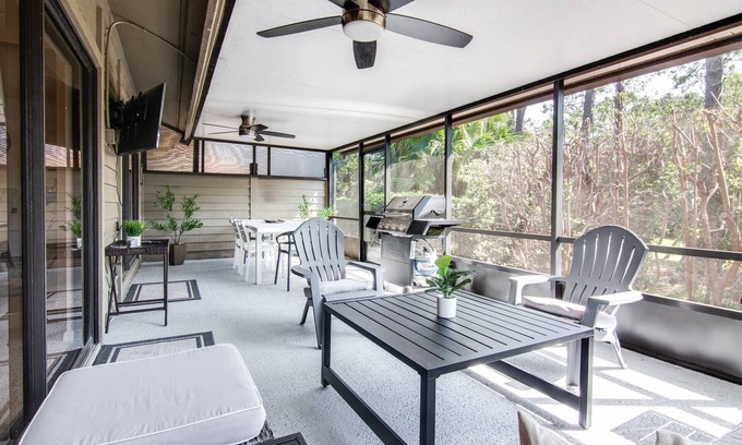 Fairway Village House | Renovated Home with Workspace | Sunroom | Outdoor Dining and Pool Access | Extended Stays Welcome!