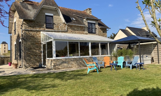 Beaussais-sur-Mer House | renovated house with jacuzzi 5 minutes from the beaches