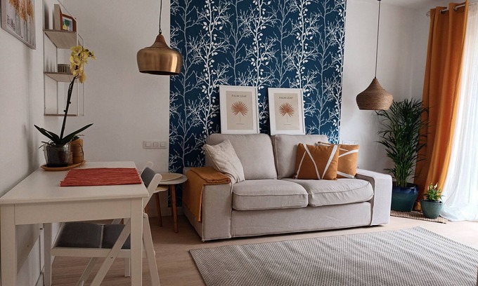 Las Cuevas Apartment | Renovated vacation apartment with garden and Teide view near La Orotava