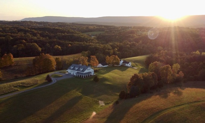 Berkeley Springs House | Rent the Estate! Sleep up to 20 with no bunk beds. 120 acres and two houses.