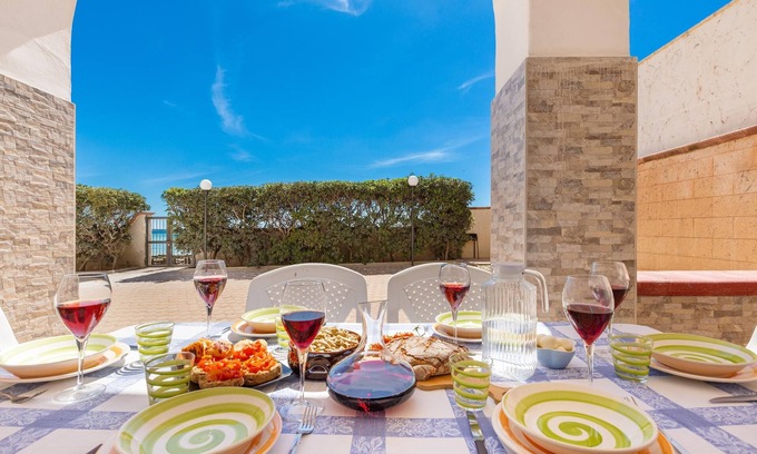 Torre Lapillo Apartment | Residence Bellavista - App3 PT Fronte Mare