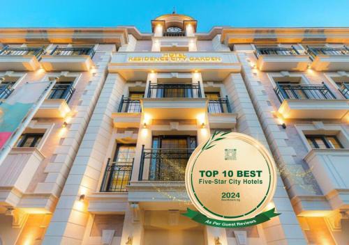 Plovdiv Center Hotel | Residence City Garden - Certificate of Excellence Top 10 BEST Five-Stars City Hotels for 2024 awarded by HTIF