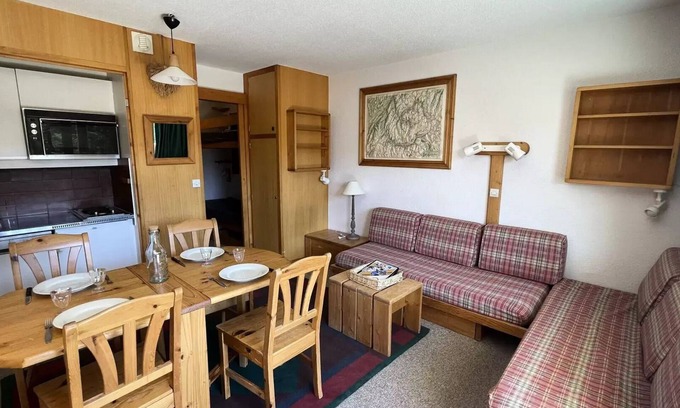 Meribel Apartment | Residence Les Cytelles - Studio for 4 people in Méribel Altiport, at the foot of the slopes and close to the golf course