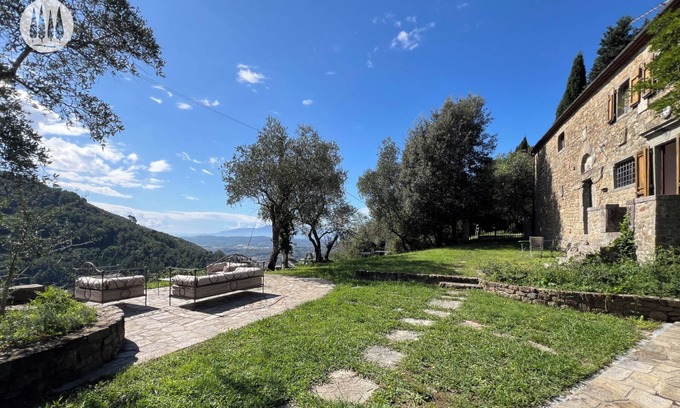 Pescia House | Residential church in a villa with pool and panoramic views in Tuscany