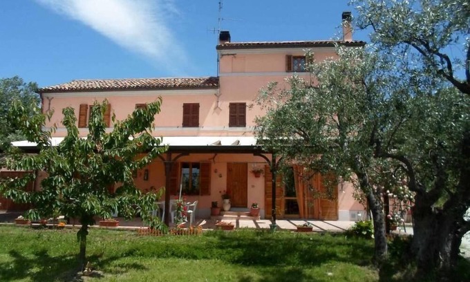 Scapezzano Apartment | Restored farmhouse with porch and garden, 4 km from the beach