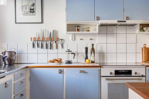 Bagarmossen Apartment | Retro Retreat with Modern Comforts