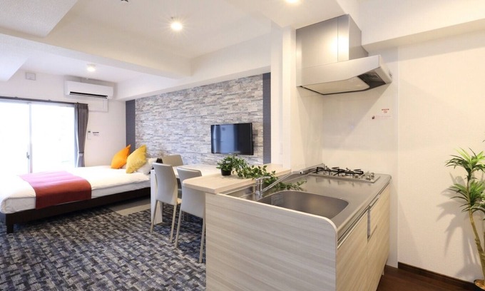 Hakata-ku Apartment | RH14B WiFi2 double beds 1 double futon6ppl / Fukuoka City Fukuoka