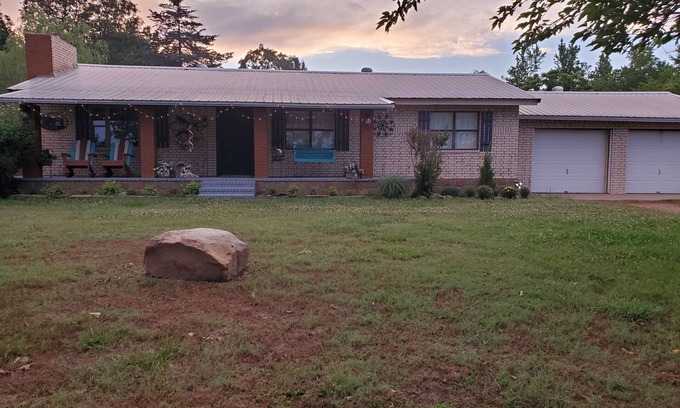 Paris House | Rich Mountain Home Away - Fire Pit and Charcoal grill, Enjoy a cook out.