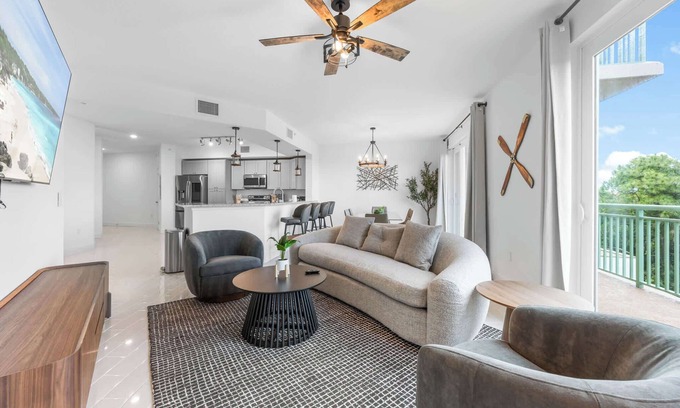 Merritt Island Condo | RIVER FLY IN: Garden View