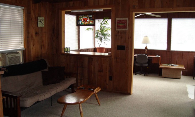 Elkins Cabin | River Front Cabin. Relax In The Hammock And Watch The River Flow By.
