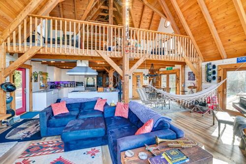 Newtonville House | Riverfront A-Frame Cabin in Troy with Pool and Dock!