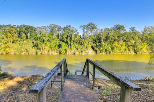 Columbus House | Riverfront Fishing Home in Columbus with Grill
