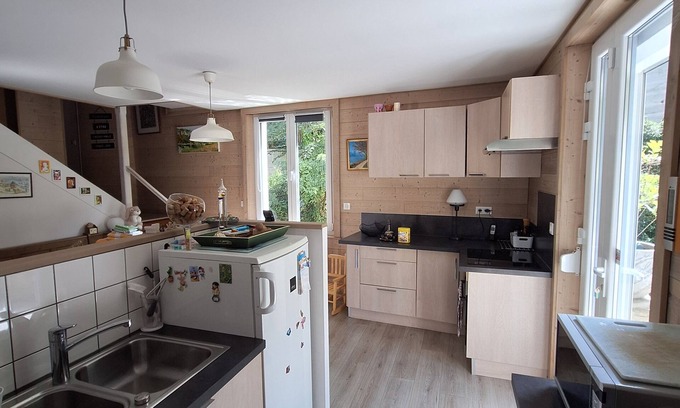Salins-les-Bains House | Riverfront house with beautiful private grounds.