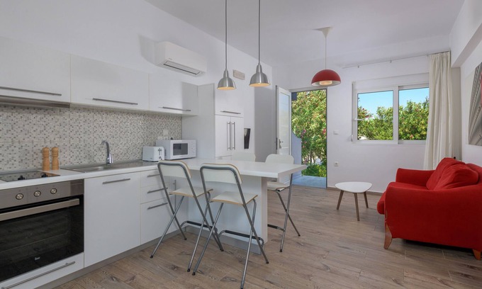 Faliraki House | "Rodania Spring" Two bedroom house with private backyard