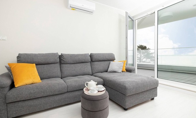 Trzebiatow Apartment | Rogowo Pearl 2108 | Balcony | Pool | AC