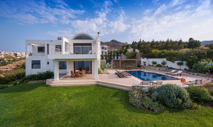 Agia Pelagia Villa | Romantic Luxury Villa-private pool-Breathtaking seaview (BEST RATE GUARANTEED)