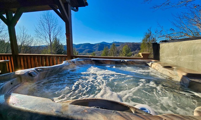 Ferguson Cabin | Romantic Mountain Getaway - Hot Tub, Fireplace, WIFI, and Views