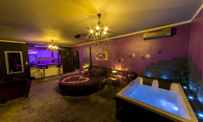 Moulin a Vent Apartment | Romantic place with spa, sauna, round bed for a night for two